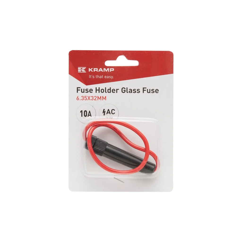 Portfuzibil siguranță sticlă 10A 250V AC 6.35x32mm FH6332B