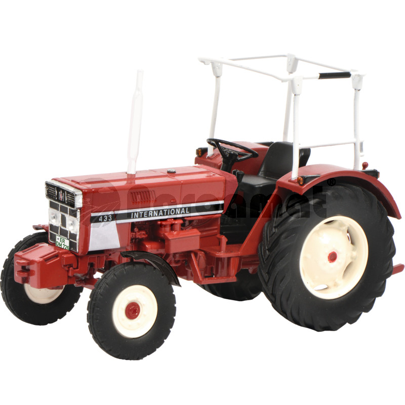 Tractor cu etrier, rosu