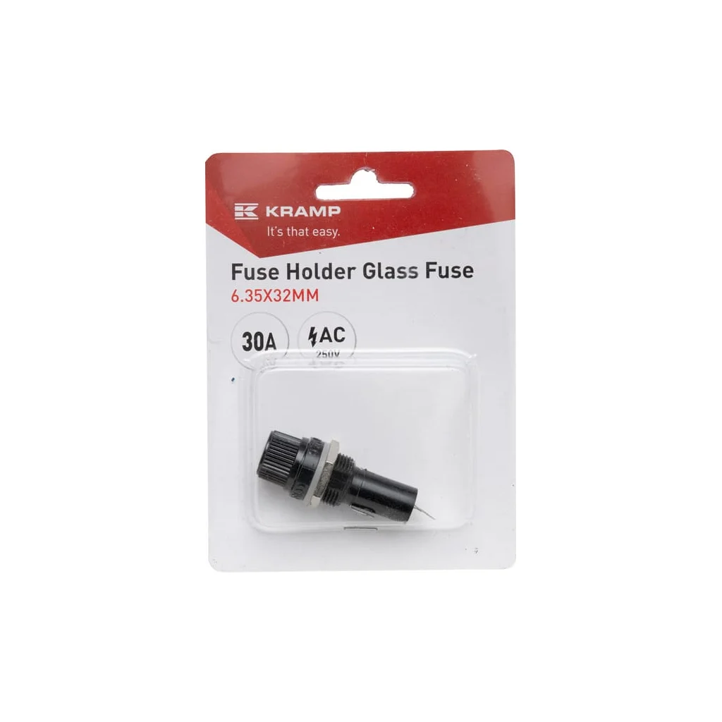 Portfuzibil siguranță sticlă 30A 250V AC 6.35x32mm FH6332B30A