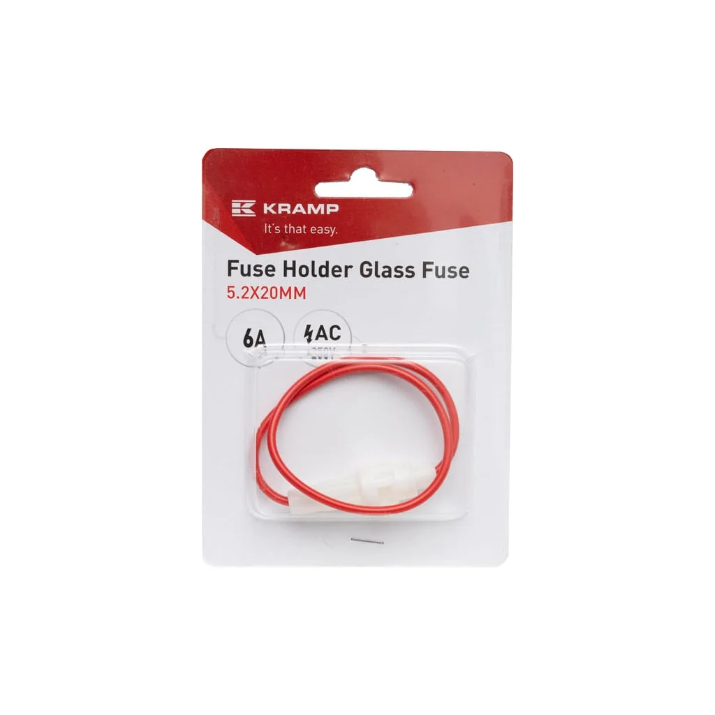 Portsiguranță pentru siguranță fuzibilă de sticlă 6A 250V AC 5.2x20mm FH5220TP