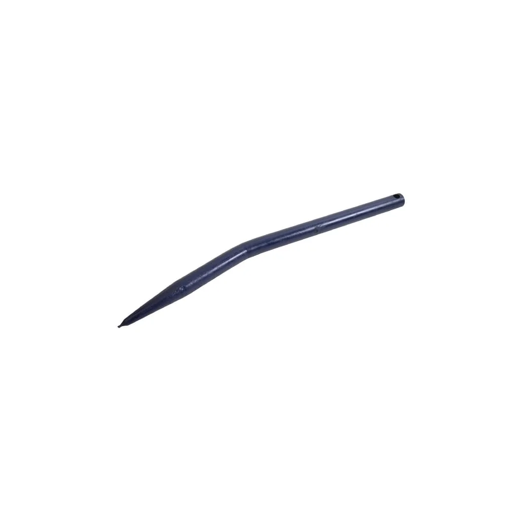 Dinte încărcător curbat secțiune rotundă 28x550mm vârf ascuțit cu M28 știft elastic diametru 12,5mm negru FST FT66048