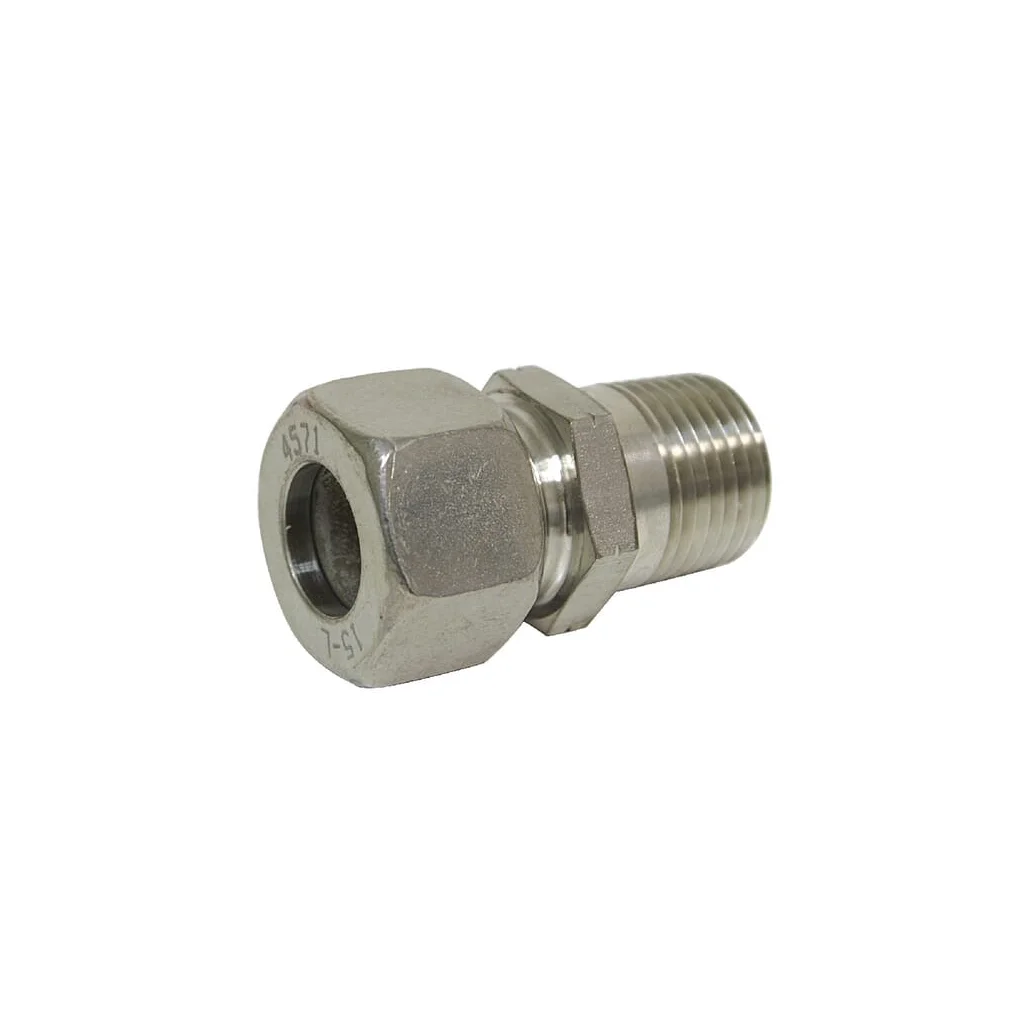 Șurub con. 8L 3/8 NPT oțel inox GEV8L38NPTRVS