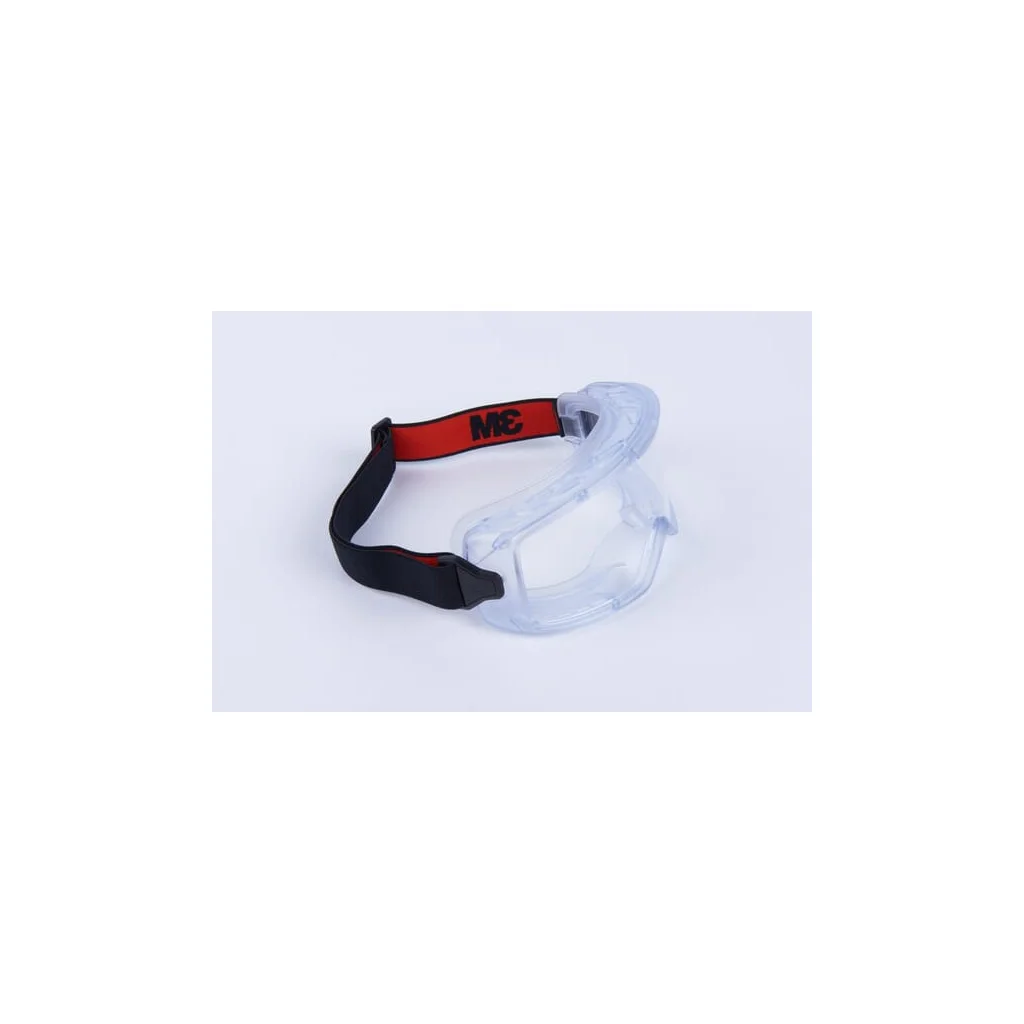 Ochelari de protecție seria 3000, husă din PVC, lentilă transparentă Scotchgard™ AF, curea din material textil premium GG3101SGAF