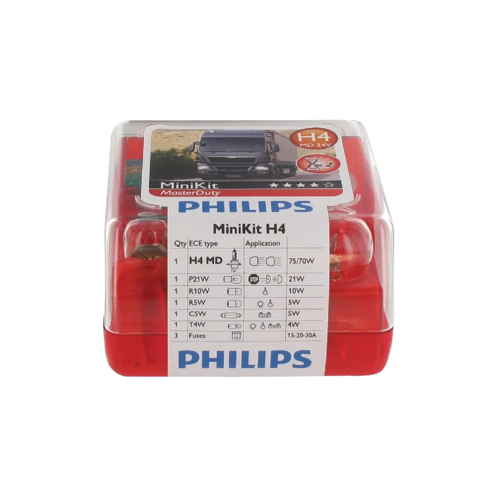 Set becuri P43t 24V Philips GL55554SKMDKM