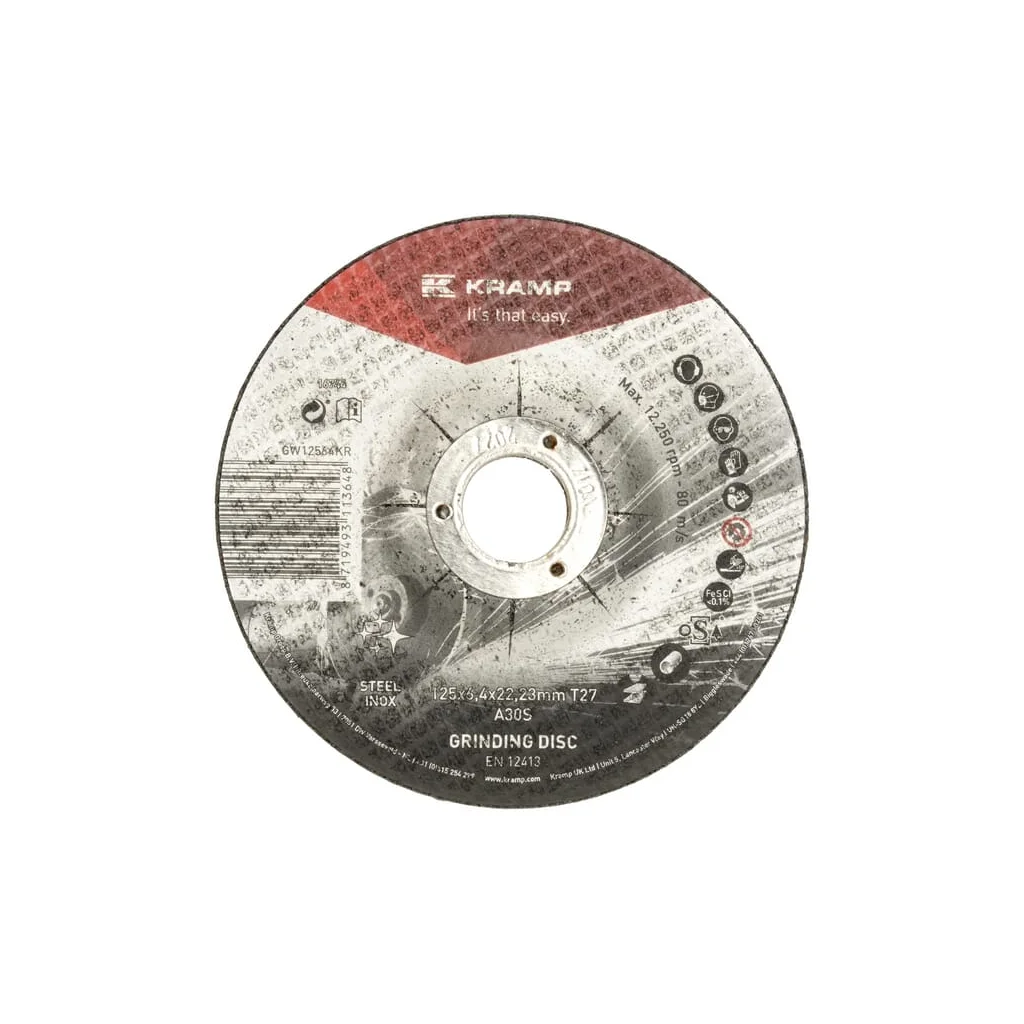 Disc șlefuire 125x6,4mm GW12564KR