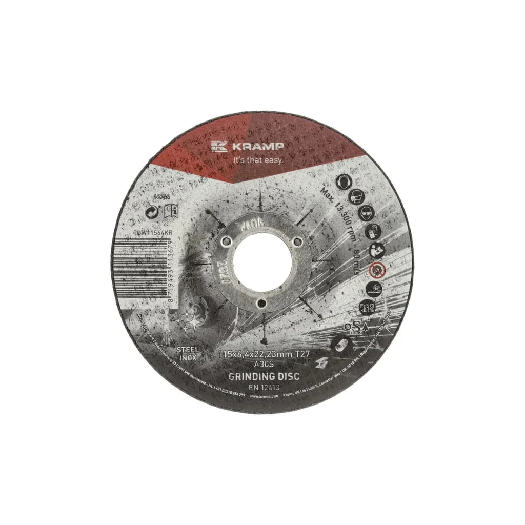 Disc șlefuire 115x6,4mm GW11564KR