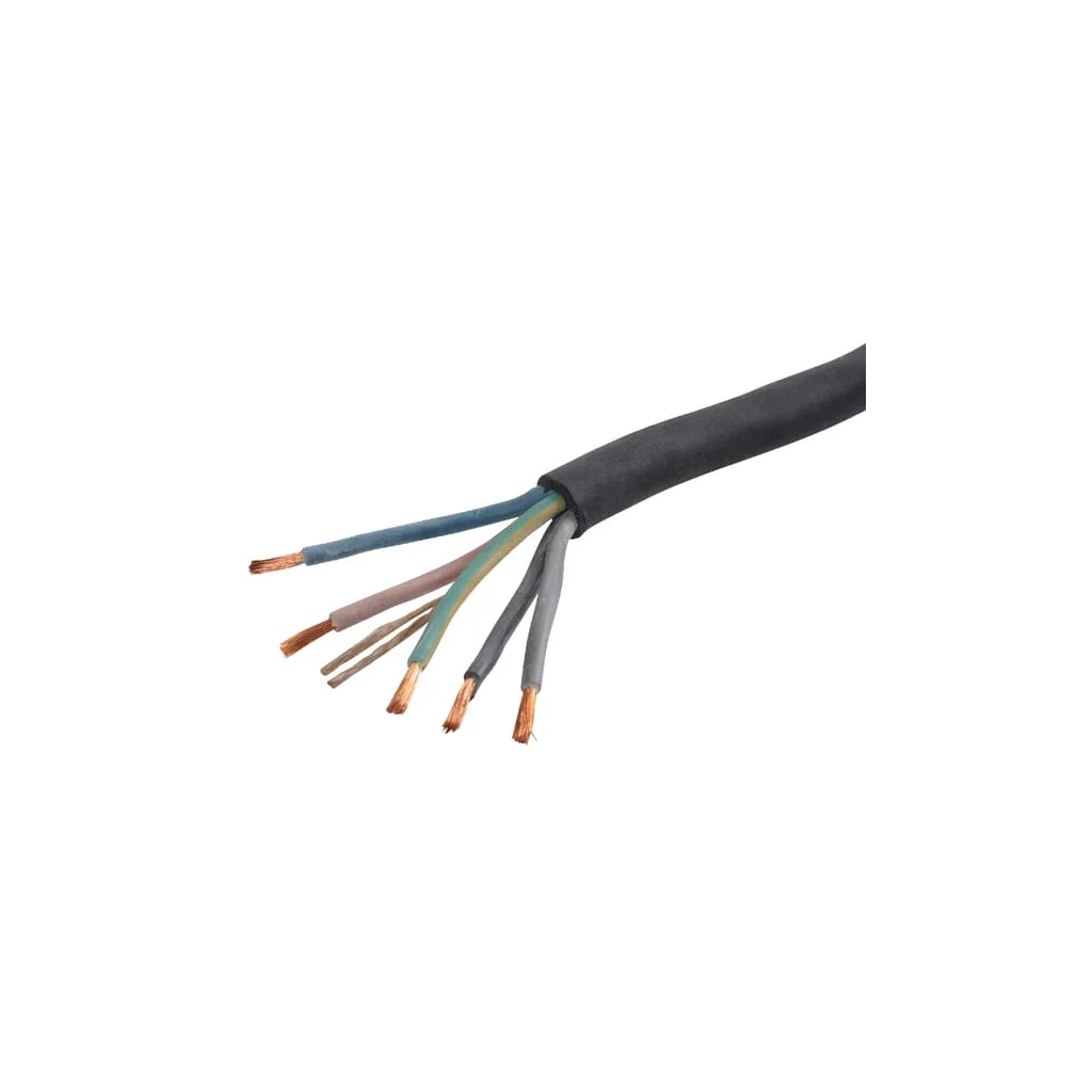 Cablu 5x2.5mm², negru, cauciuc, Helukabel H07RNF525R025