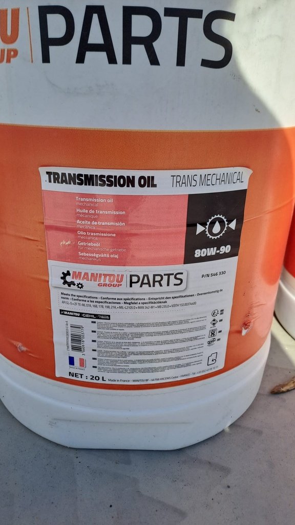 Ulei Transmisie 80W90 20L ORG Manitou 546330