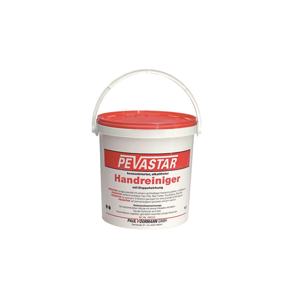 Soluţie pentru curăţarea mâinilor Pevastar 10 L. HC040107
