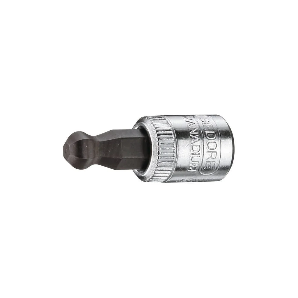 Capăt șurubelniță 1/4" cap sferic interior profil hexagonal 6mm IN20K6GED