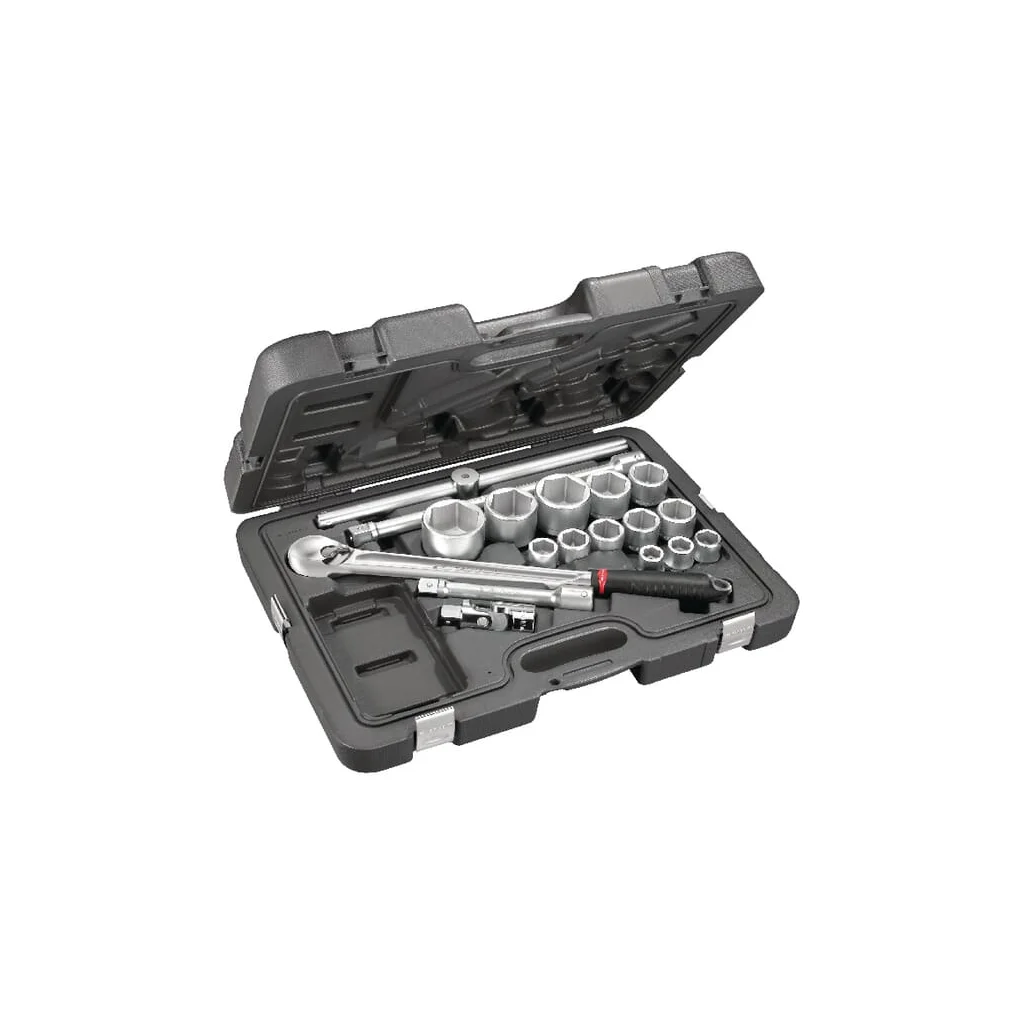 Set chei tubulare cu clichet 3/4" KL500PB