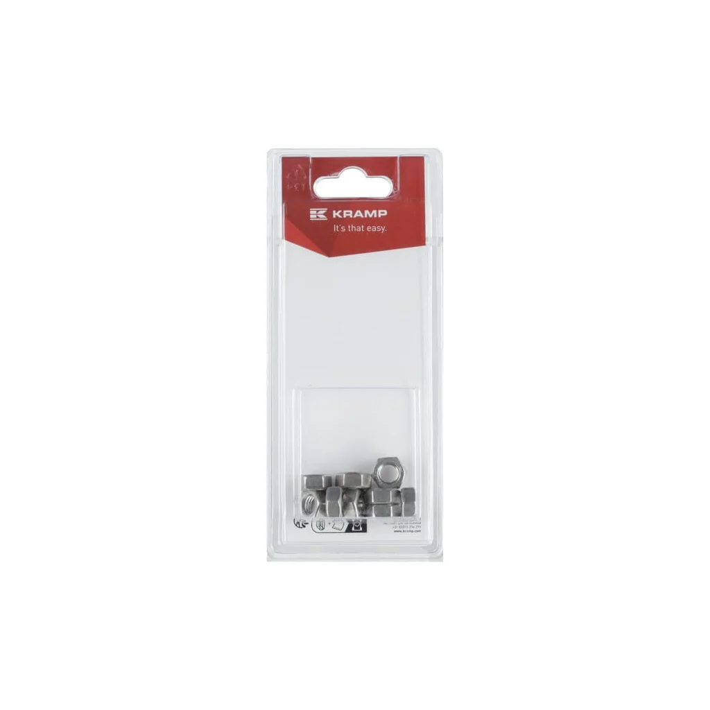Piuliță din oțel inoxidabil M8 x 1,25, S.S. (10) KR9348RVSP10B