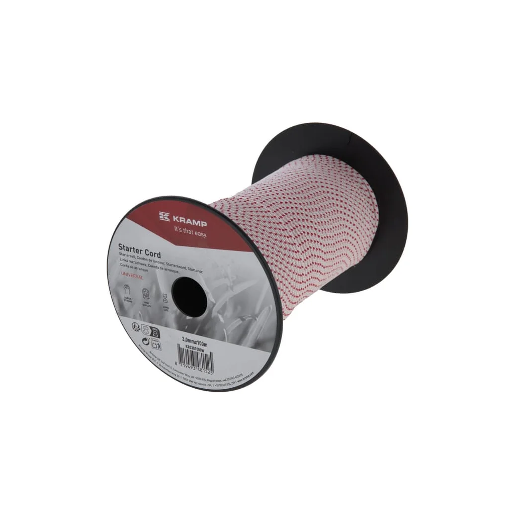 Cablu de pornire 3.0mm x 100m alb KR0301000W