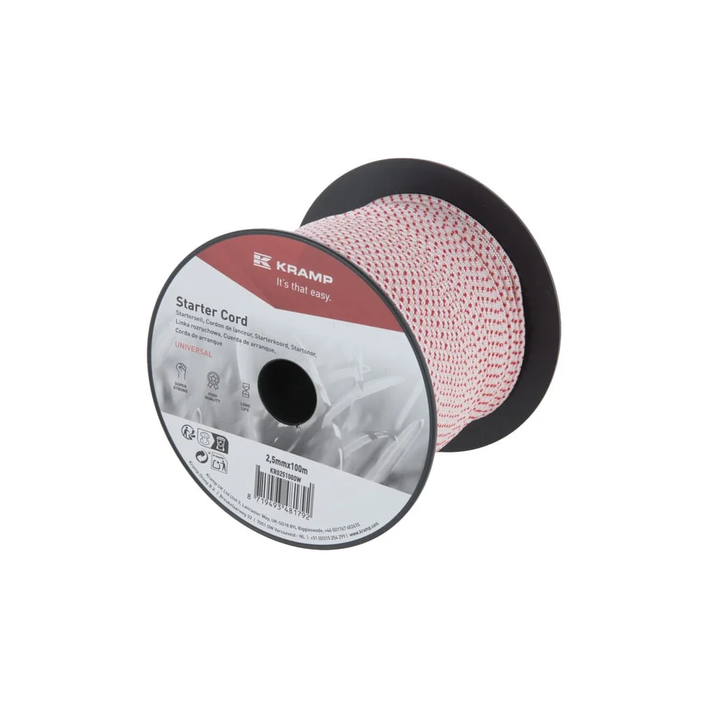 Cablu de pornire 2.5mm x 100m alb KR0251000W