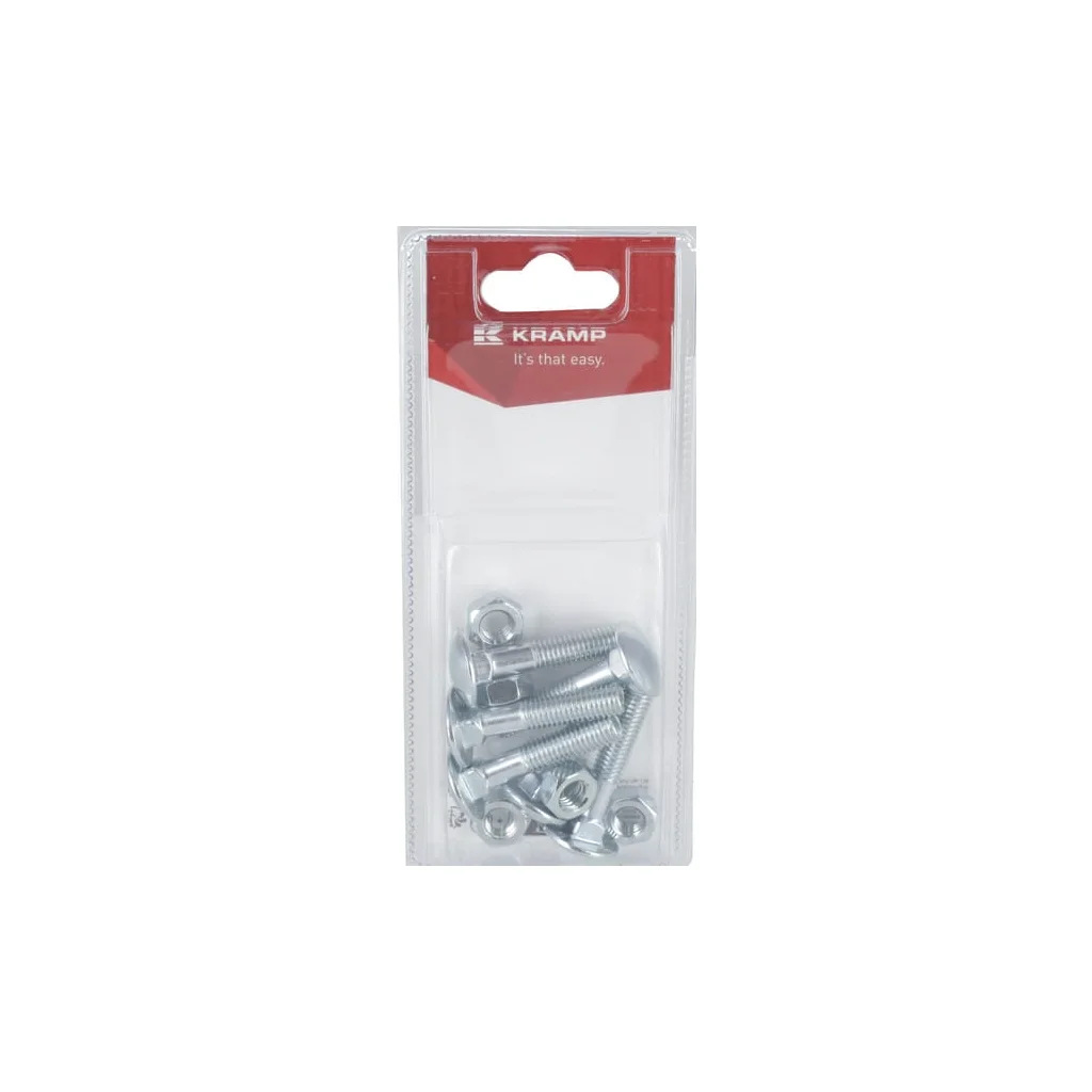 Șurub cu cap bombat și piuliță M8 x 40mm, 4.6 (6) KR603840P06B