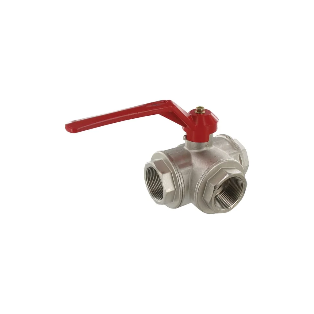 Robinet cu sferă L 11/2" IT/IT 3 căi KS3112L