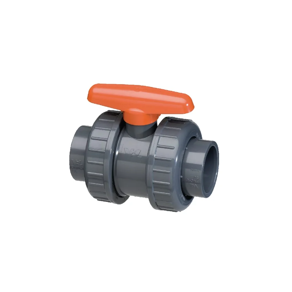 Robinet cu bilă din PVC DIL 110x110 KS110110PVC