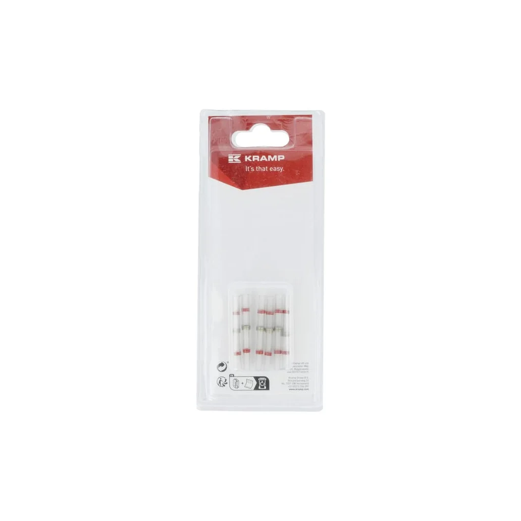 Conector termocontractabil roșu Ø 2,7mm - 0,5-1,0mm² (6) KRKSK300515P06B