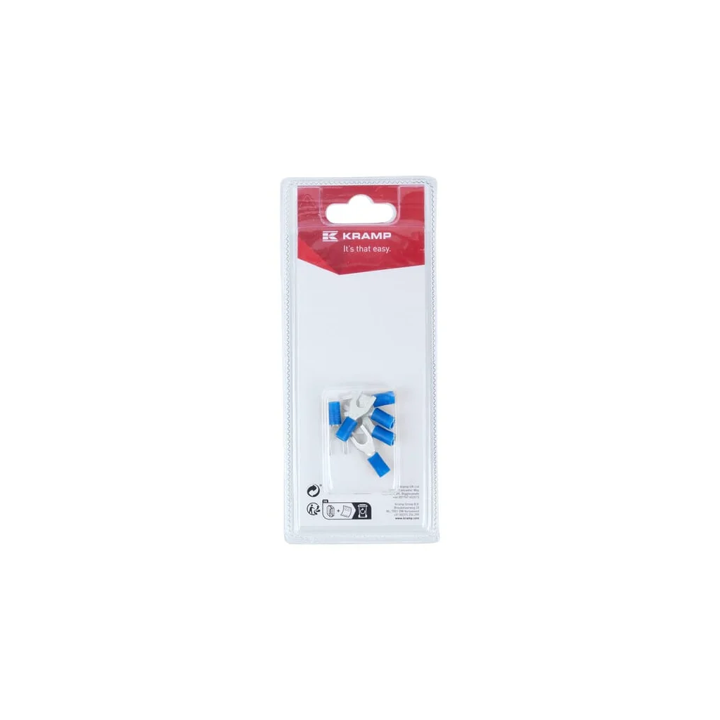 Terminal cablu, albastru 5mm - 1,5-2,5mm² (6) KRLA9110P06B