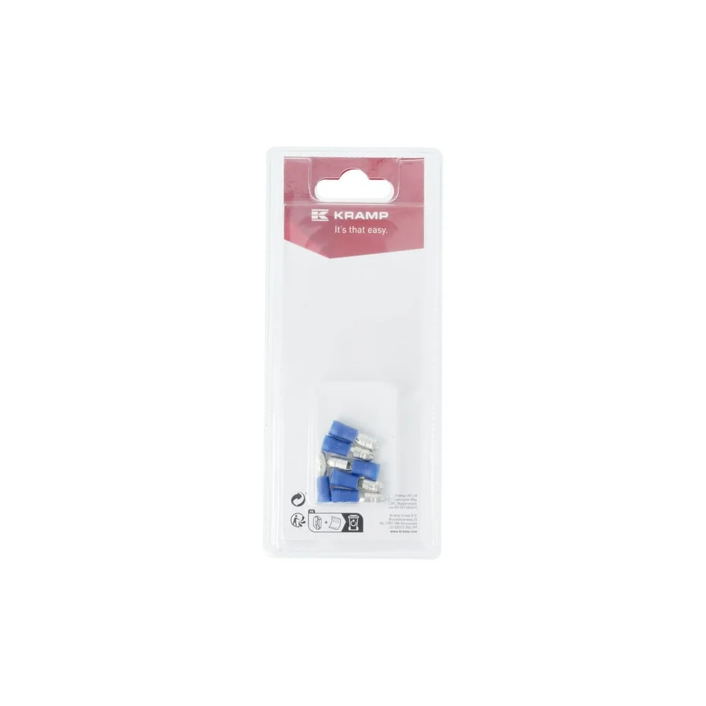 Conector termocontractabil tată, albastru Ø 5mm - 1,5-2,5mm² (6) KRLA9025P06B