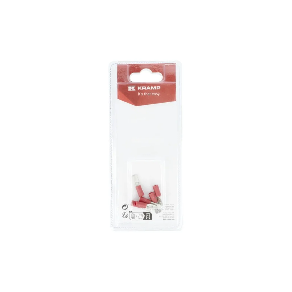 Terminal cablu tată, roșu 6,3x0,8mm - 0,5-1,0mm² (6) KRLA9140P06B