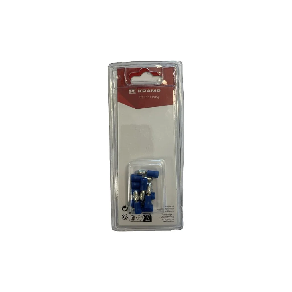 Conector Bullet masculin, albastru Ø 5mm - 1.5-2.5mm² (10) KRLA9025P10B