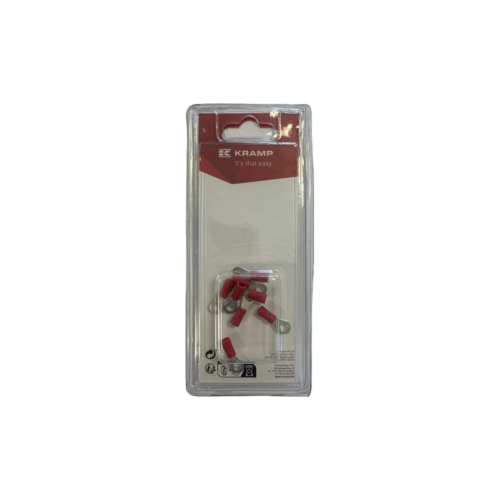 Terminal inelar, roșu Ø4mm - 0.5-1.0mm² (8) KRLA9095P08B