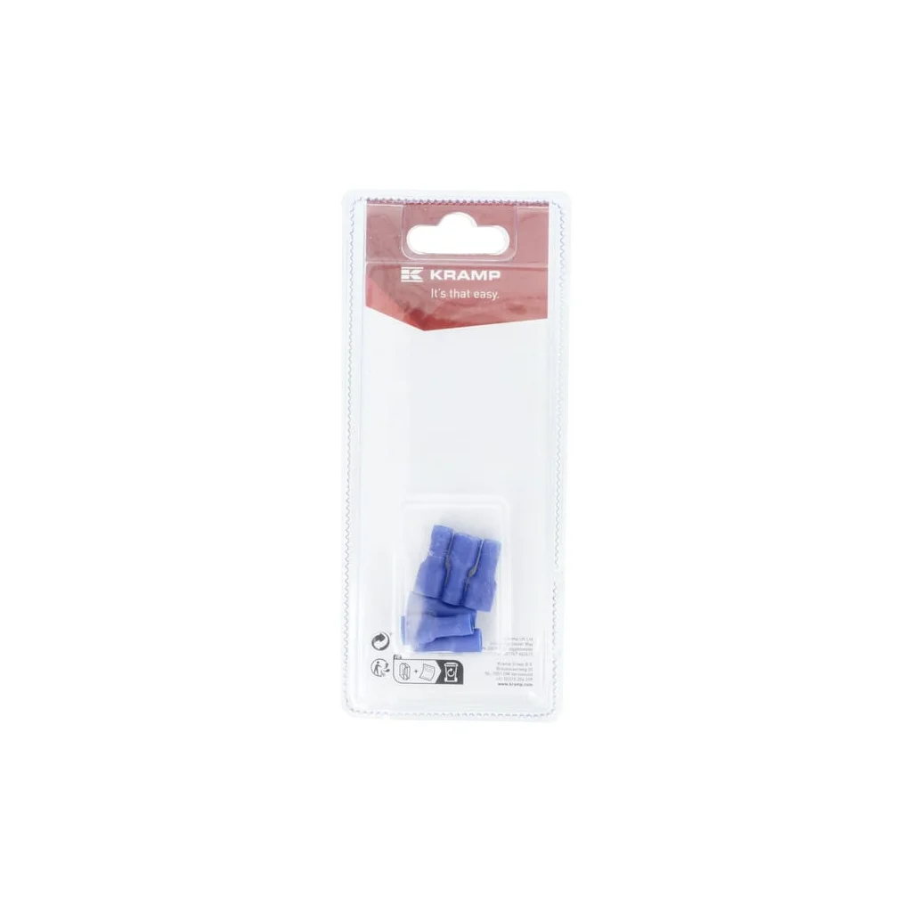 Terminal cablu mamă, albastru 6,3x0,8mm - 1,5-2,5mm² (6) KRLA9155P06B
