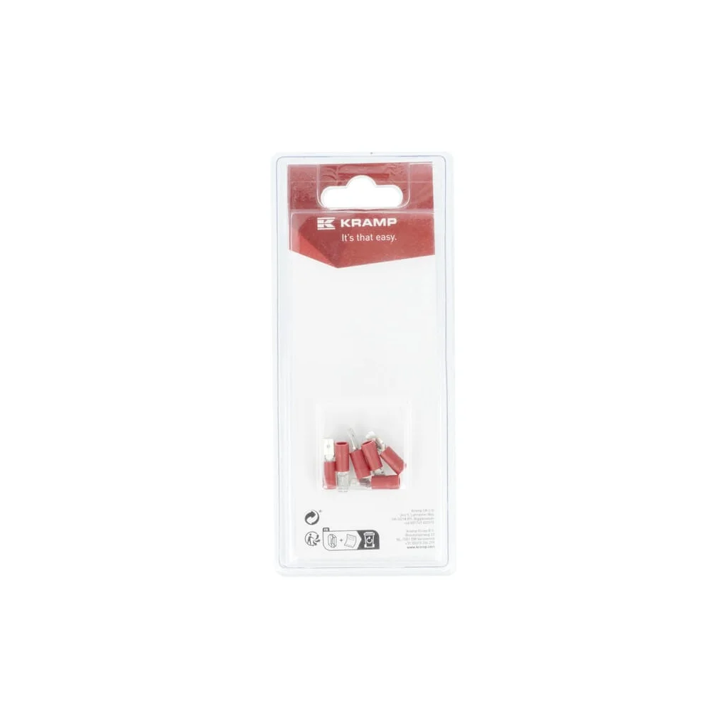 Terminal cablu tată, roșu 4,8x0,8mm - 0,5-1,0mm² (6) KRLA9255P06B