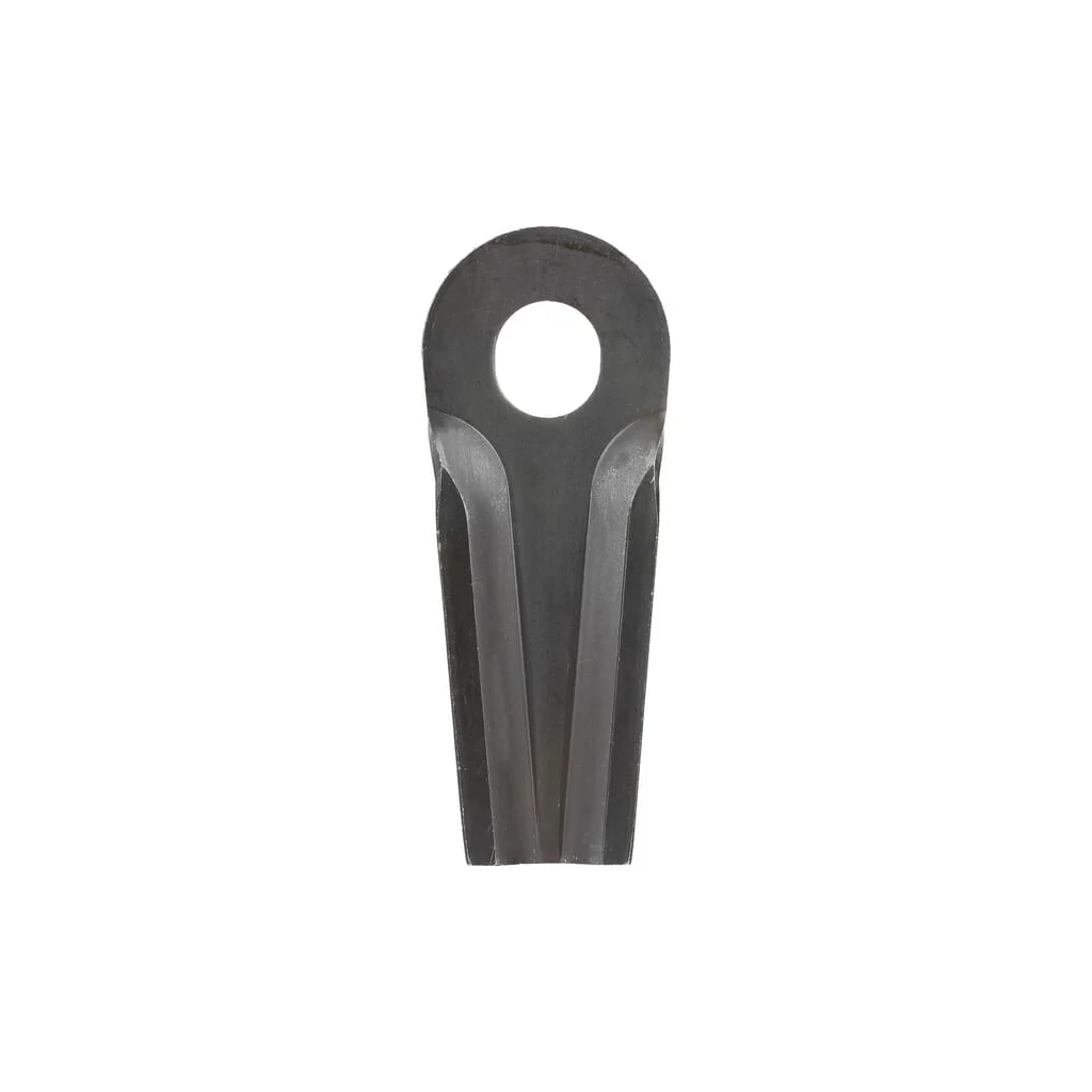 Lamă cositoare stânga/dreapta 128x50/35x4mm orificiu oval 23x20,5mm pachet 25 buc. potrivită pentru Taarup KT5611030001KR