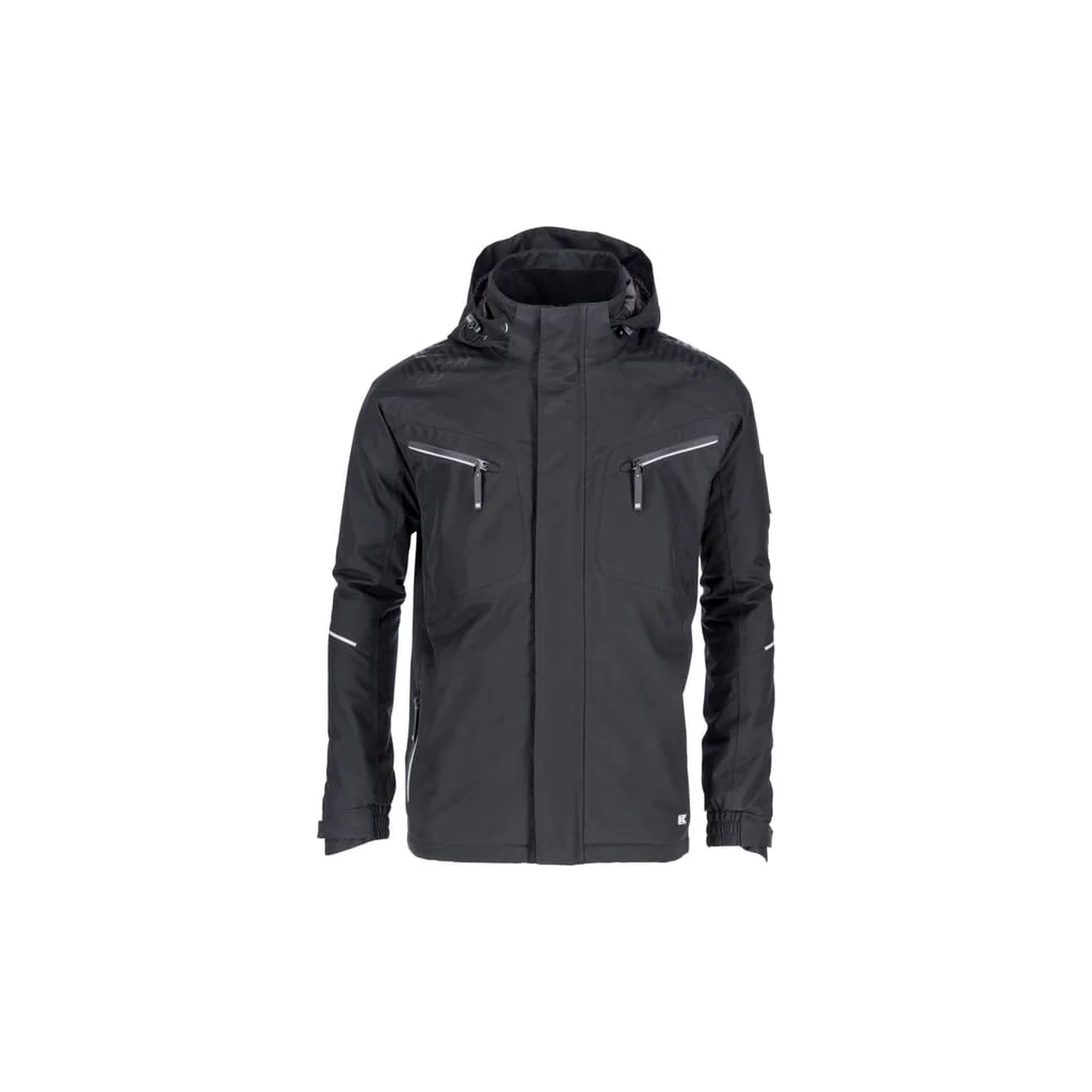 Jachetă Parka bărbați neagră 2XS EU:44 Kramp Technical KW211660201044