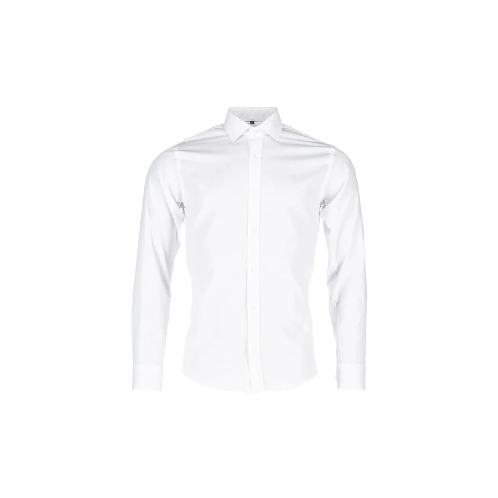 Cămașă pentru bărbați, albă, slim fit (strâmtă), mărimea L KW407010275042