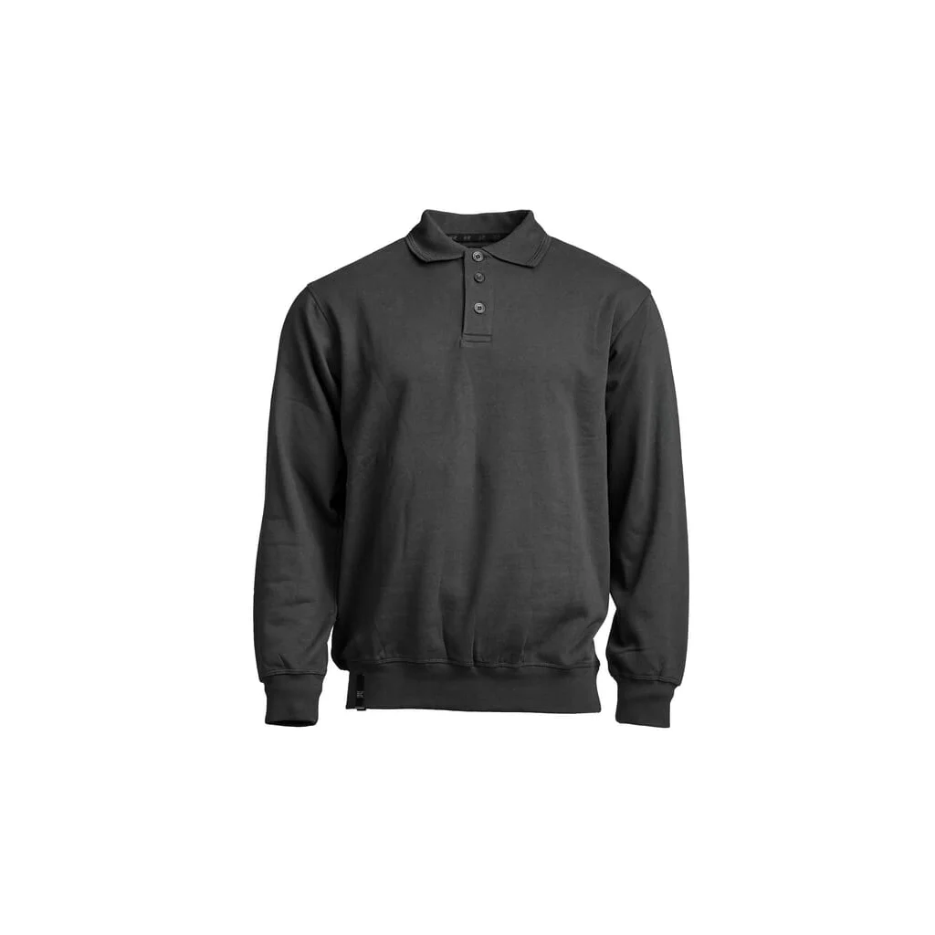 Bluză sport polo, neagră, mărimea 2XL KW106930501060