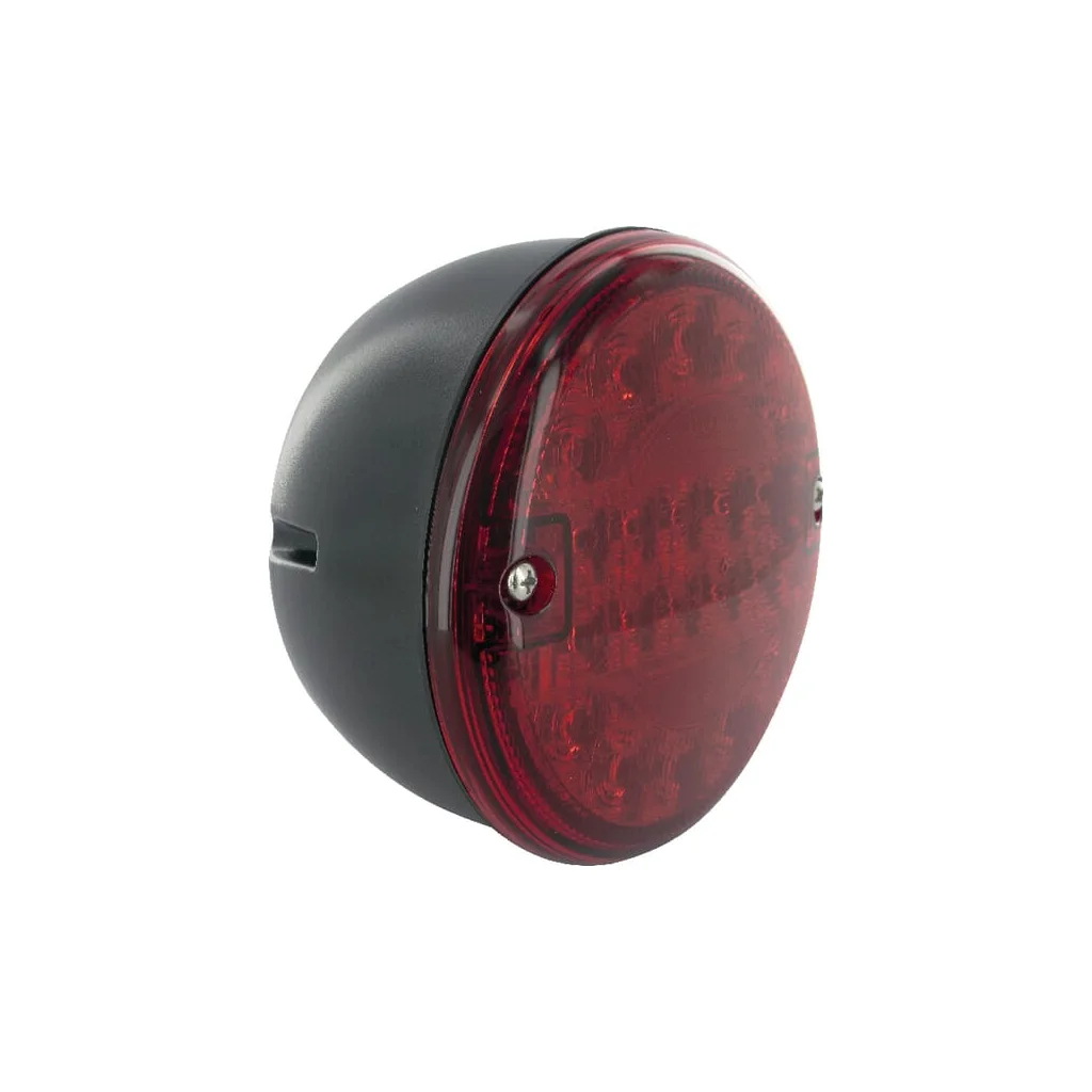 Proiector de ceață LED, rotund, 24V, roșu, fixare cu șurub, diametru 140mm, 1 LED, Britax L1401L24V