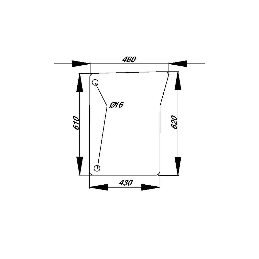 Parbriz inferior L151753N
