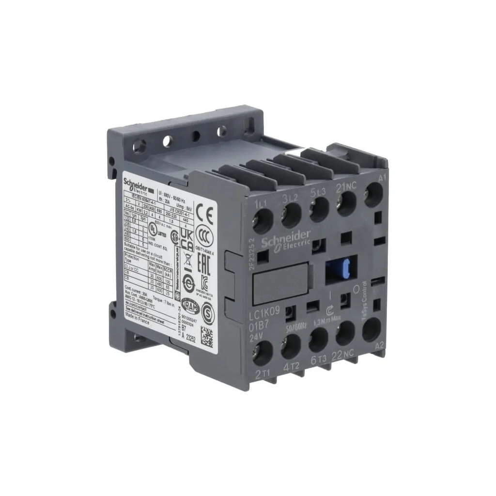 Contactor 9A 4kW LC1K0901B7
