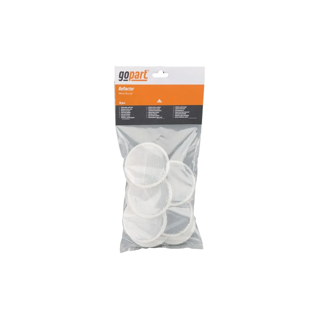 Reflector, alb, rotund LA75019