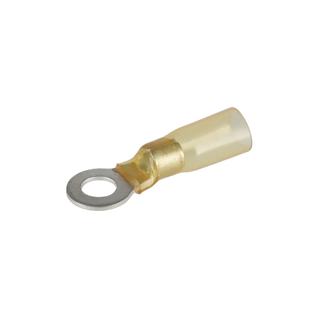 Conector inelar papuc, termocontractabil, galben, 4,0-6,0mm², Ø6,5mm LA901009