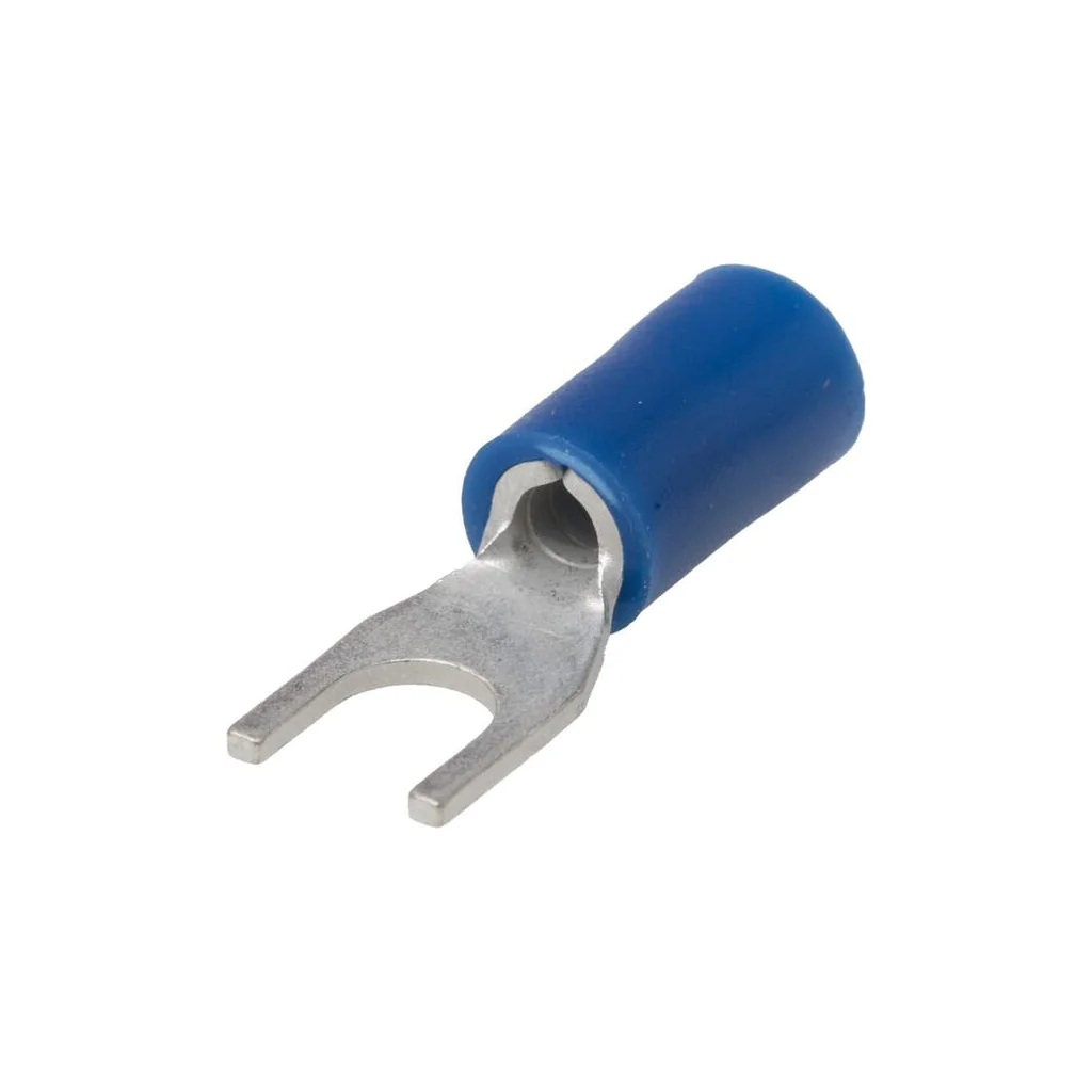 Terminal furcă, albastru, 1.5-2.5mm² Ø4mm (100x) LA9195CKR