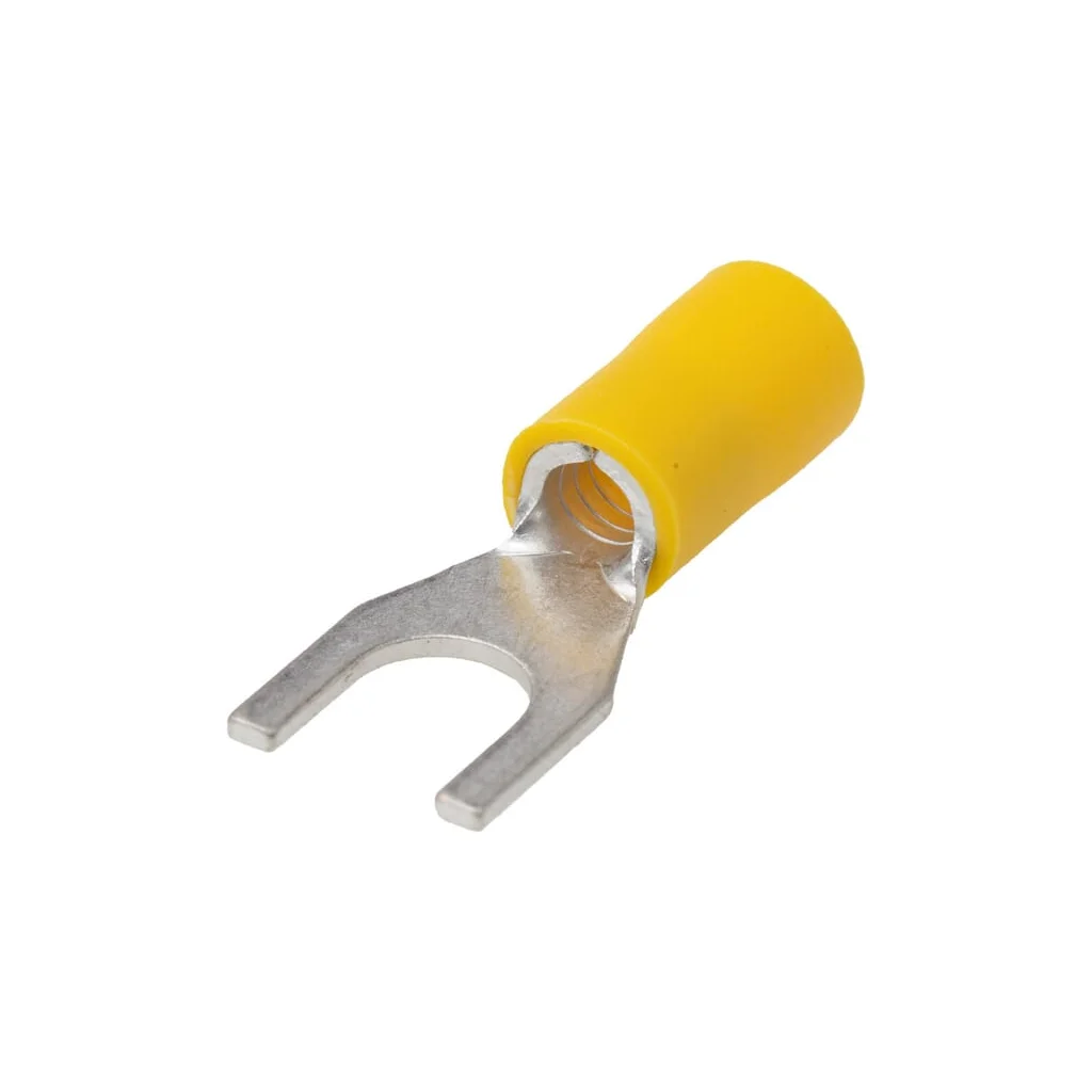 Terminal furcă, galben, 4-6mm² Ø6.5mm (50x) LA9210CKR
