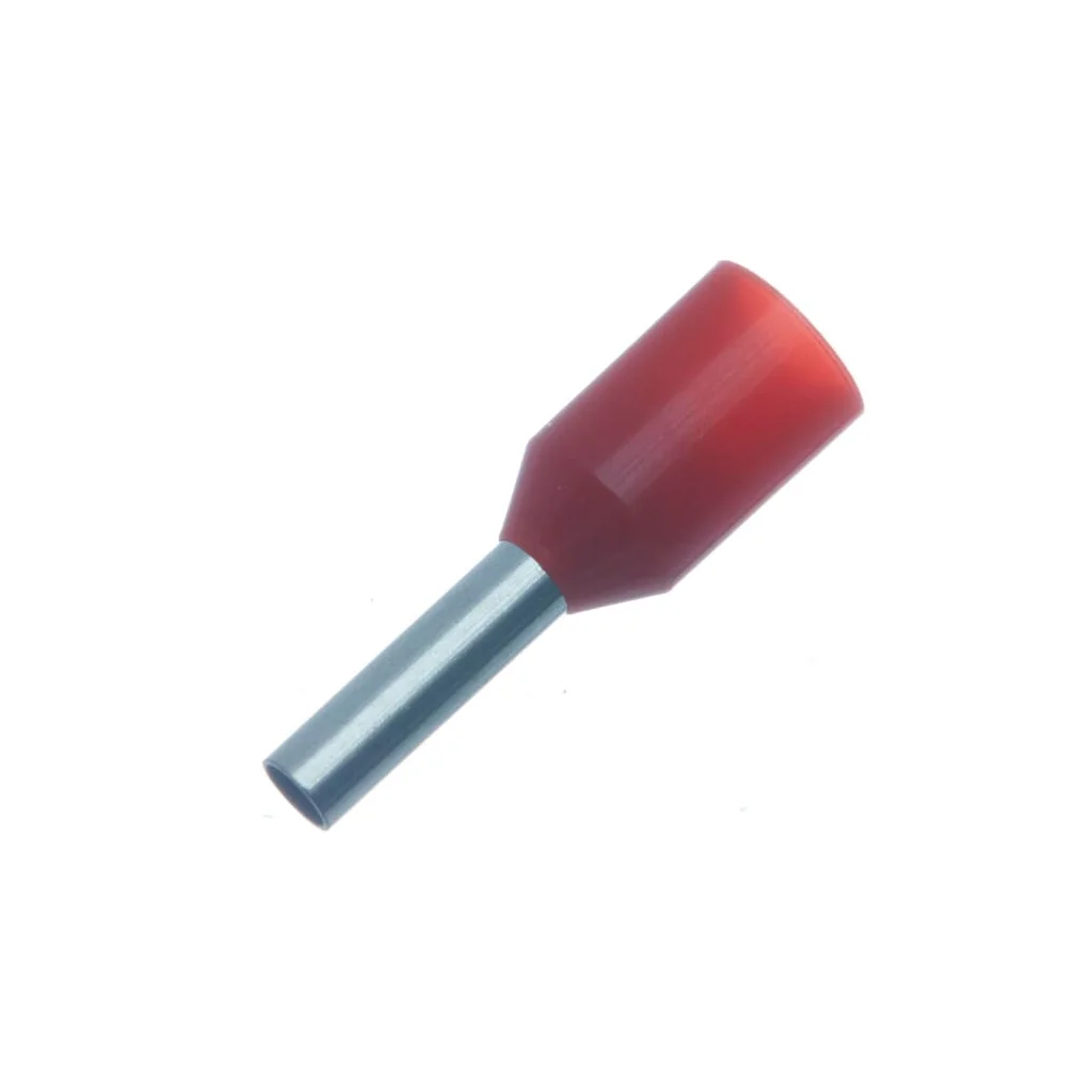 Capac de capăt cablu roșu, 1mm² (100x) LA9530CKR