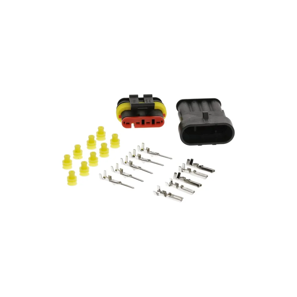 Set de conectori Superseal cu 4 pini, tată + mamă LA890PAIR4PKR