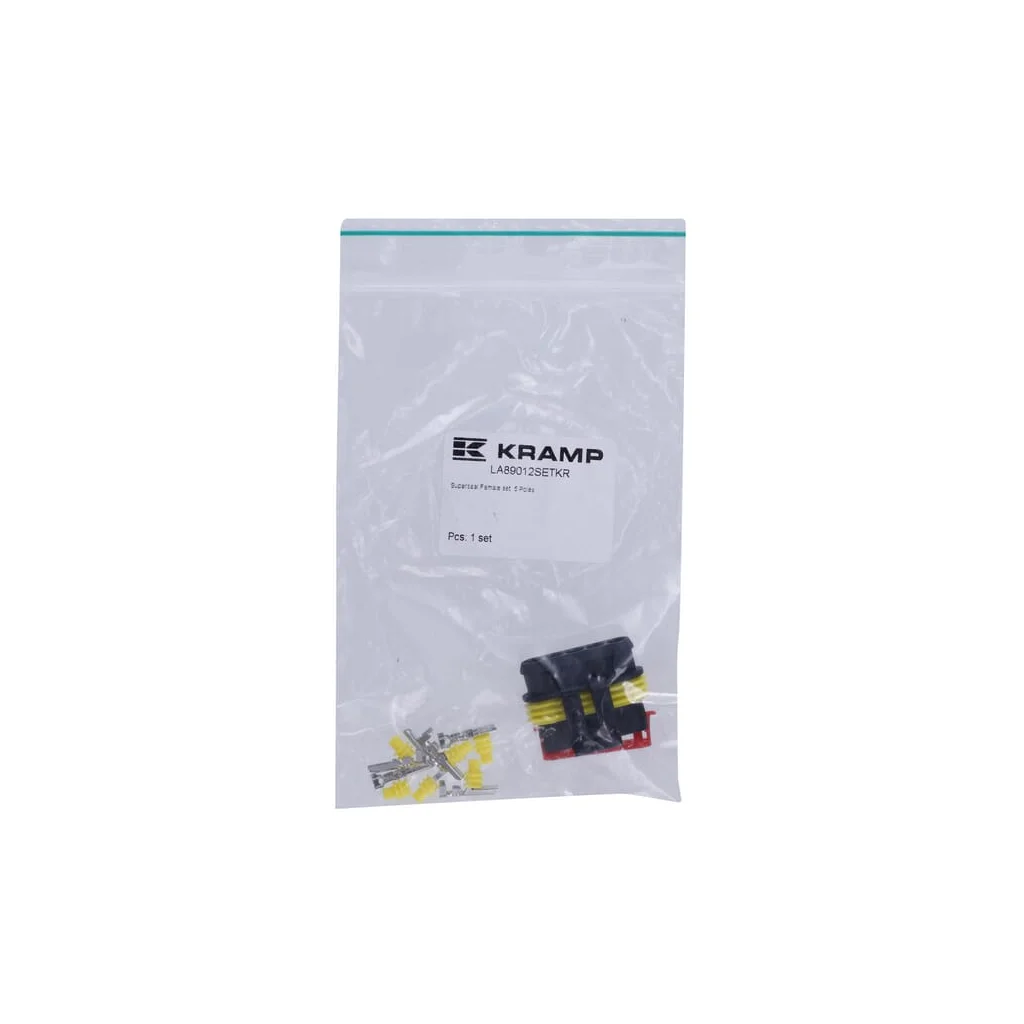 Set de conectori Superseal cu 5 pini, mufă mamă LA89012SETKR