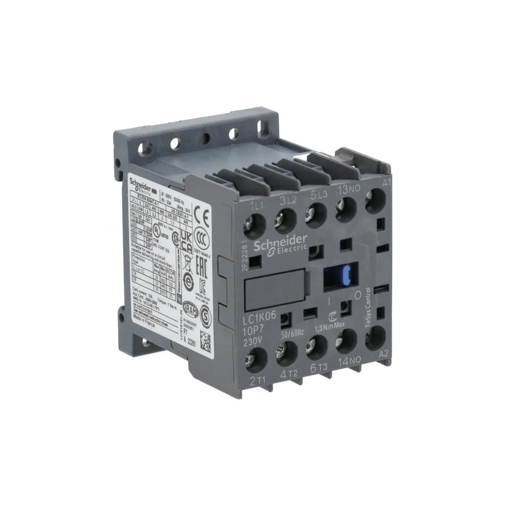 Contactoare 6A 2,2kW LC1K0610P7