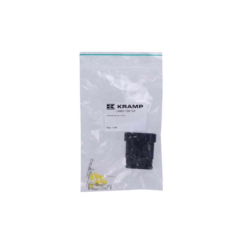 Set de conectori Superseal cu 5 pini, mufă tată LA89011SETKR