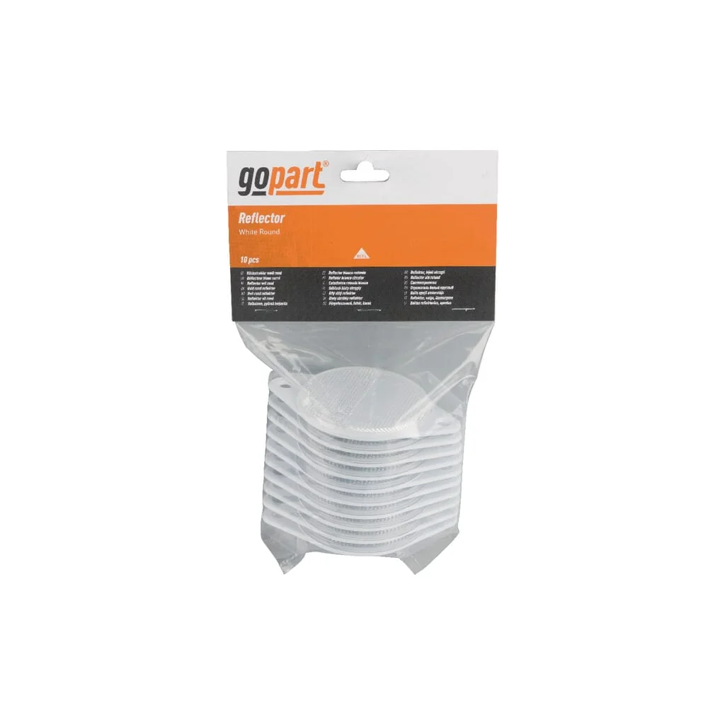 Reflector, alb, rotund LA75016
