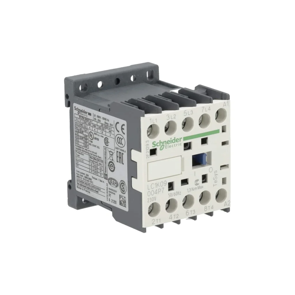 Contactor 9A 4kW LC1K09004P7