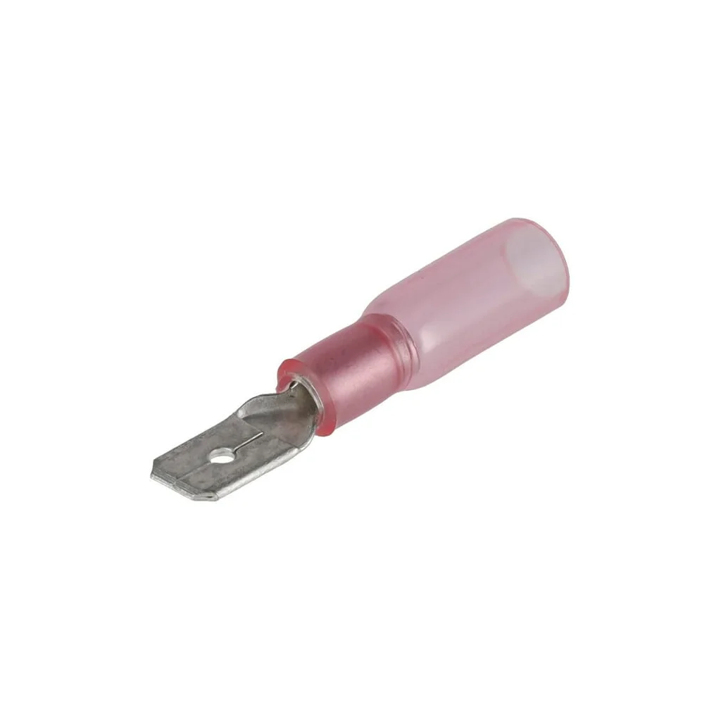Conector inelar papuc, termocontractabil, exterior, roșu, 0,5-1mm², 6,3x4,8mm LA901003