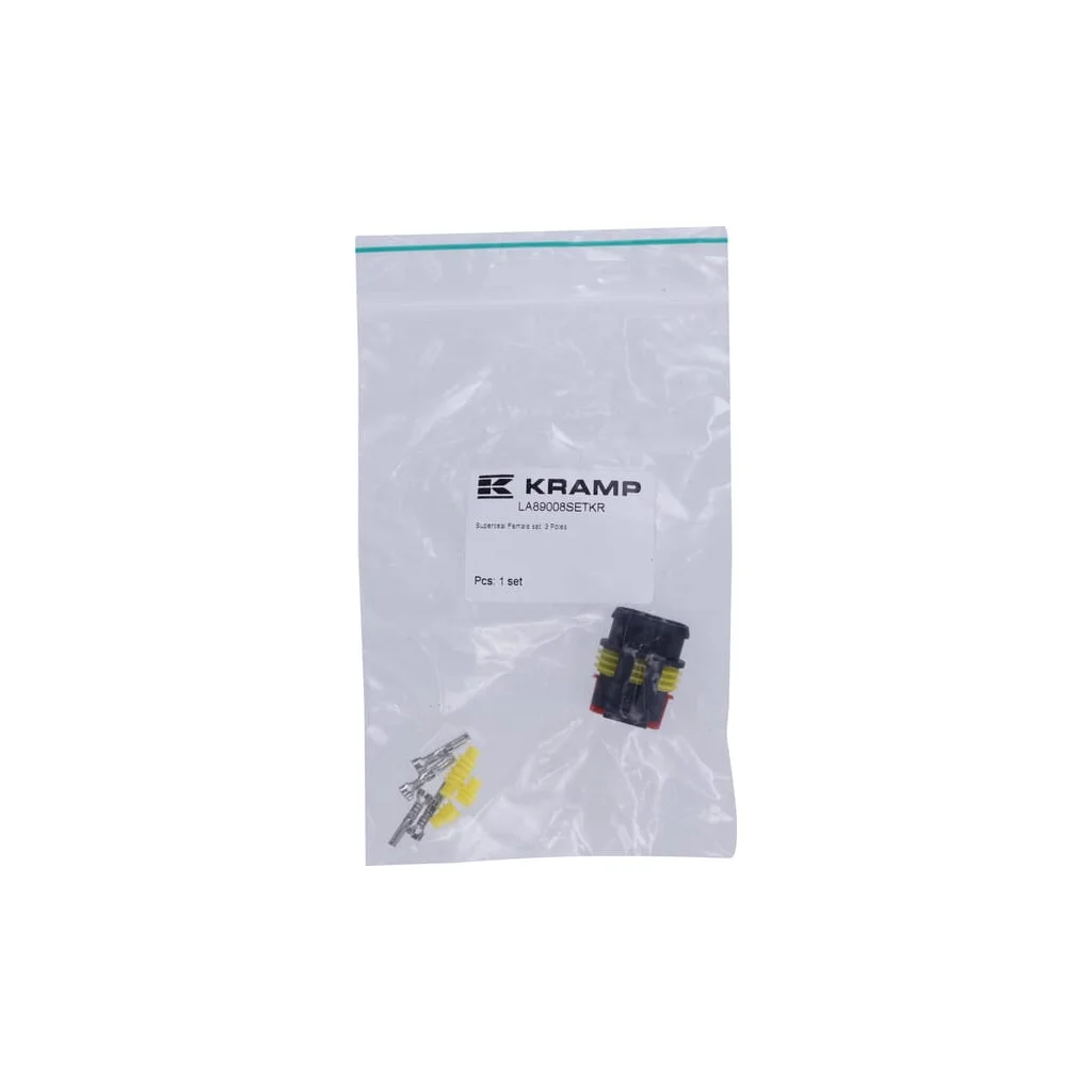 Set de conectori Superseal cu 3 pini, mufă mamă LA89008SETKR