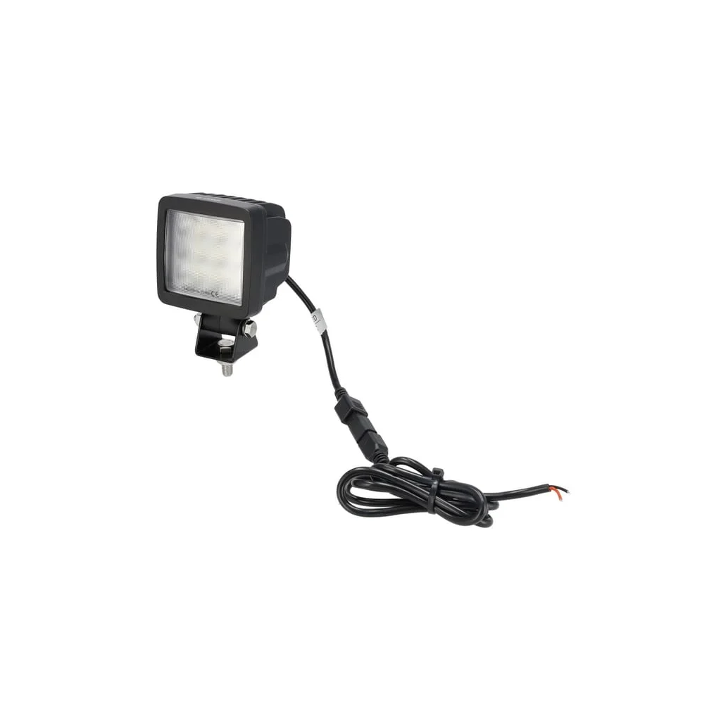 Lumina de lucru LED, 76W, 11970lm, pătrat, 10/30V, 95x77x131mm, Deutsch plug, fascicul de inundații, cap pivotant LA10632